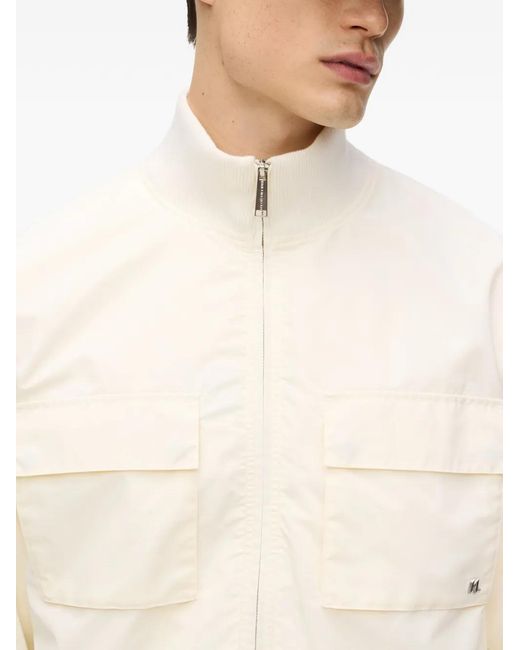 Karl Lagerfeld White Rib Collar Vacances Jacket for men
