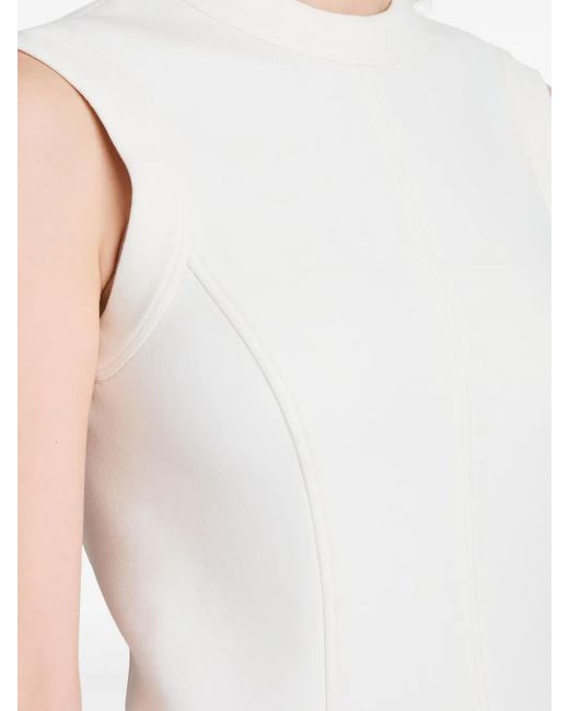 Proenza Schouler White Kara Pleat-Detail Dress