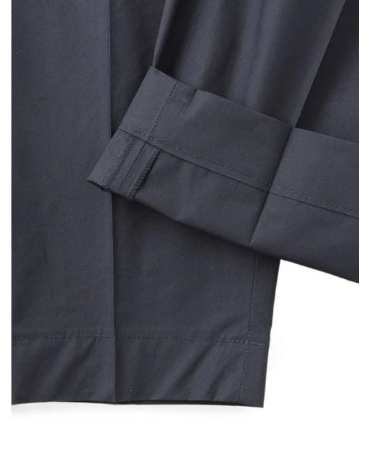 BE ABLE Blue Elasticated-Waist Pleated Trousers for men