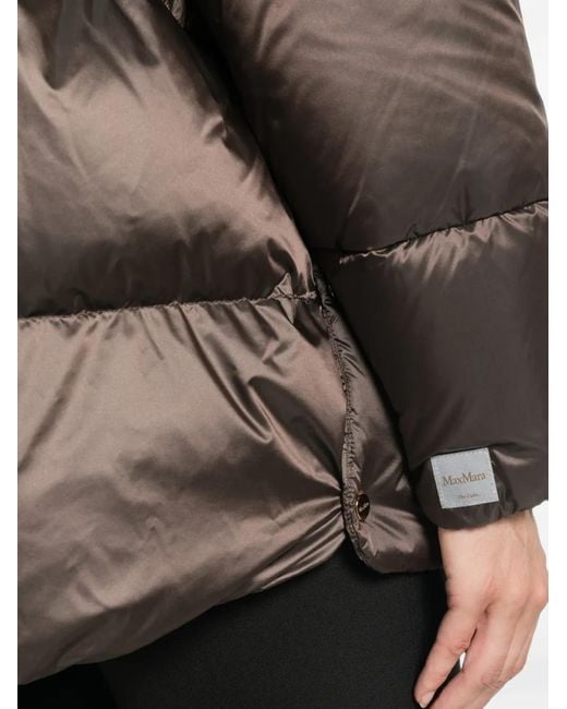 Max Mara Brown Mtnerine Padded Coat