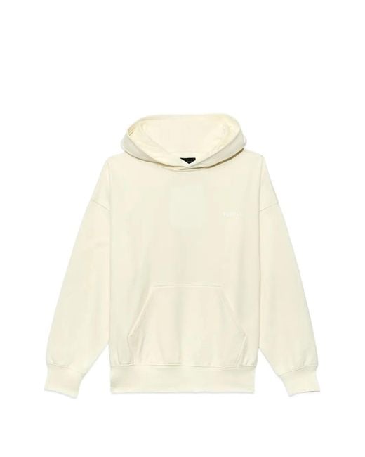 Purple Brand Natural Logo-Print Cotton Hoodie