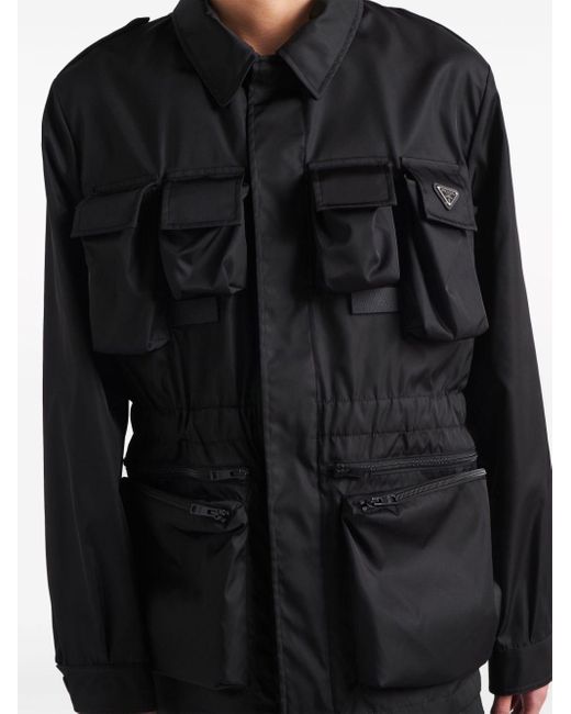 Prada Black Re-nylon Safari Jacket for men
