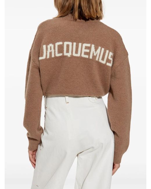 Jacquemus Brown Wool Sweater