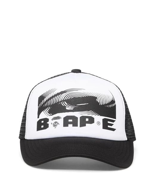 A Bathing Ape Black Bape Mesh Cap