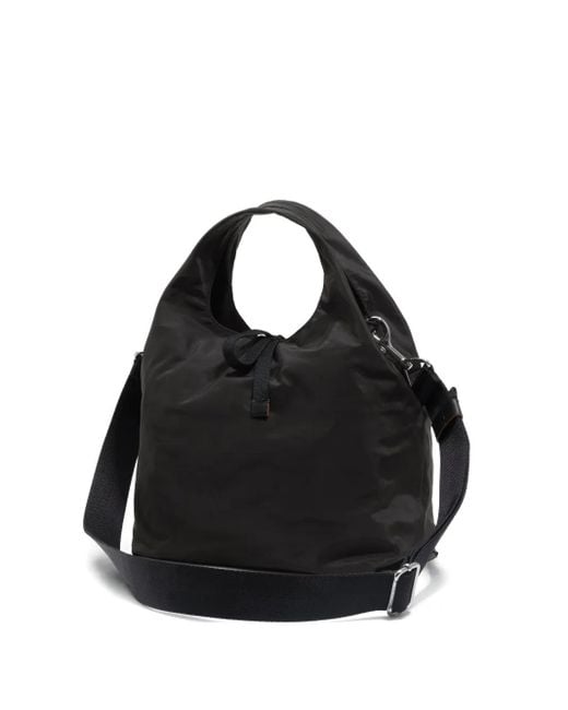 Bimba Y Lola Black Drawstring Tote Bag