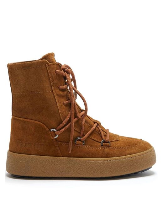 Moon Boot Brown Mtrack Suede Boots for men