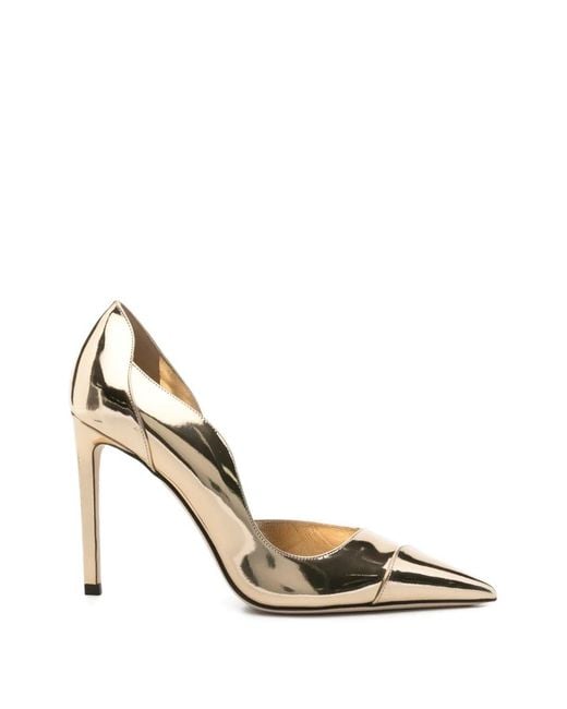 Jimmy Choo Metallic Brigitte Pointed-Toe Pumps