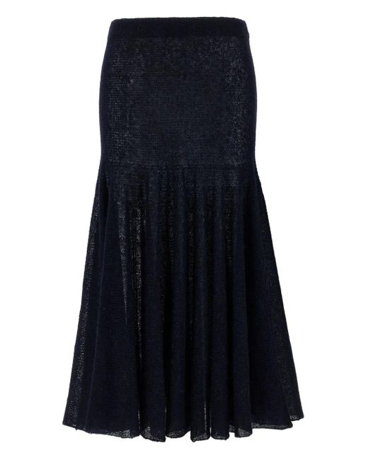 Magda Butrym Blue 'Pf25 Knitwear 16 Skirt' Skirt