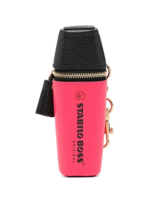 Anya Hindmarch Pink Anya Brands Stabilo Boss Coin Purse