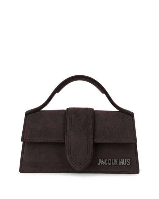 Jacquemus Black Le Bambino Suede Tote Bag