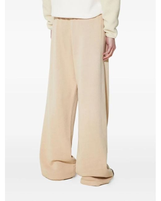 Adidas Natural Logo-Embroidered Track Pants