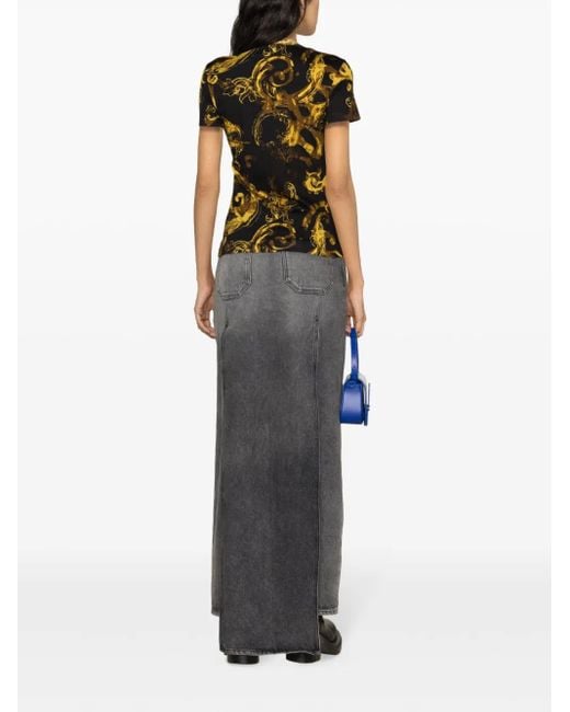 Versace Jeans Couture Black T-Shirts And Polos