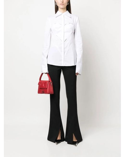 Ambush Black High-Waisted Split Trousers