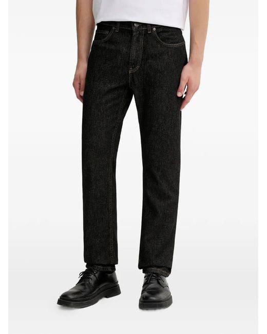 Les Deux Black Ricky Stitch Jeans for men