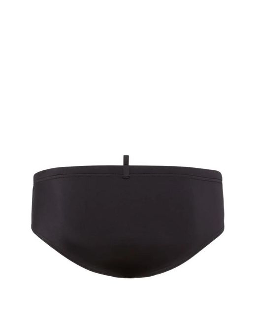 DSquared² Black Logo Swim Briefs for men