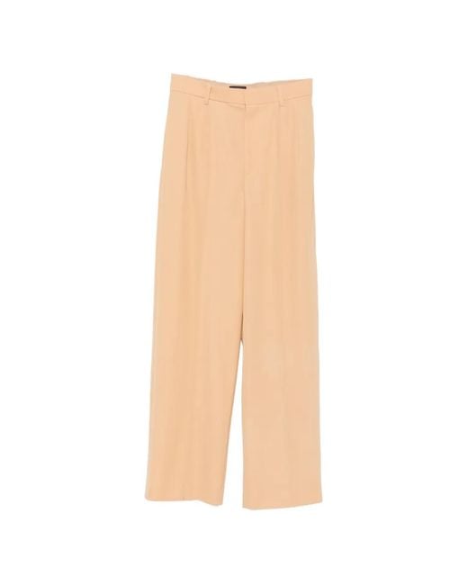 Wardrobe NYC White X Rhw Pleated Palazzo Pants