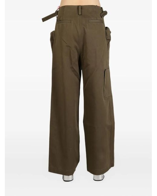 Fax Copy Express Green Maxi-Pouch Pocket Trousers