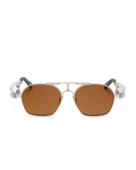 Innerraum Brown Matte Sonnenbrille