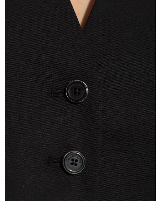 Canotta Con Scollo All'Americana di Helmut Lang in Black