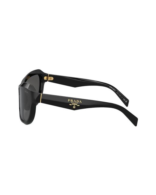 Prada Black Pr A27S Oversize-Frame Sunglasses