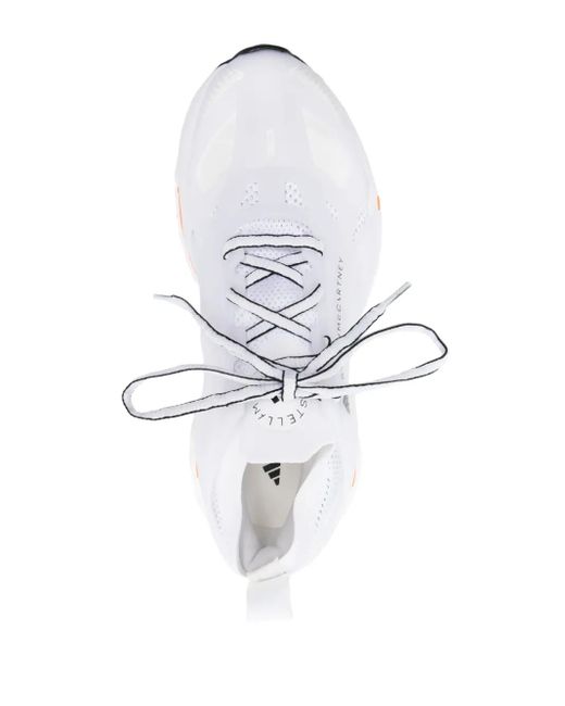 Adidas By Stella McCartney White Panelled-Design Lace-Up Sneakers