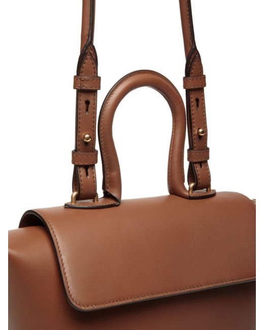 Bally Brown Belle Leather Crossbody Bag