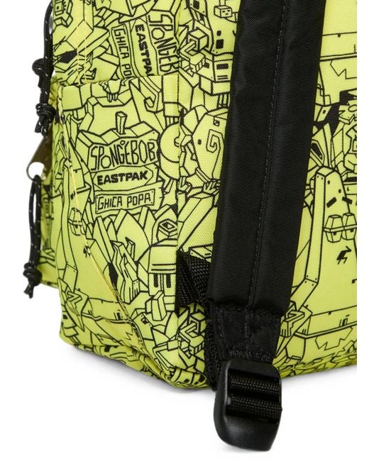 Eastpak Green X Spongebob Squarepants Mini Orbit Spongebob-Print Backpack
