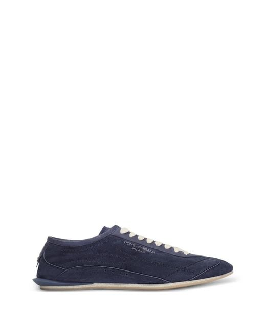 Dolce & Gabbana Blue Calfskin Gimondi Plus Derdy Shoes for men