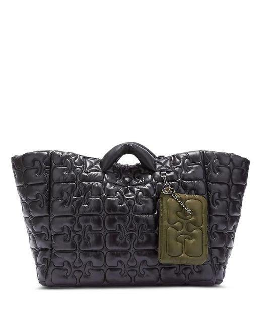 Ganni Black Tote Bags