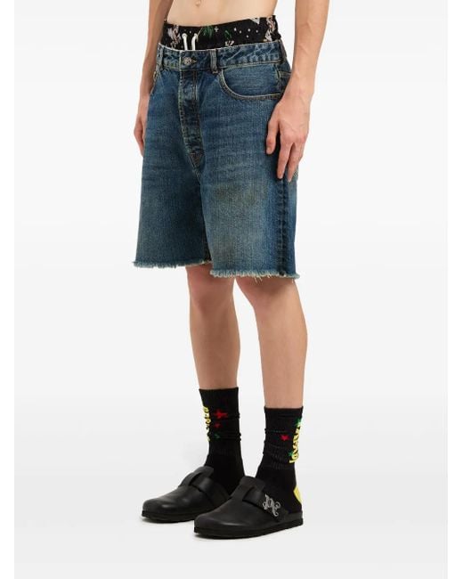 Palm Angels Blue Shorts for men