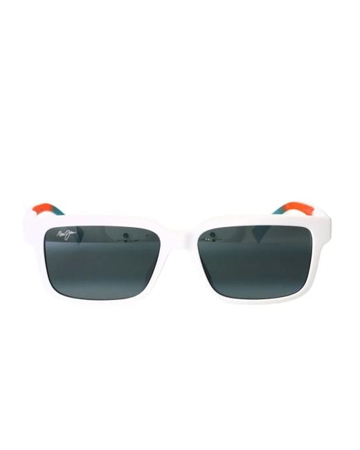 Lunettes De Soleil Haipo Maui Jim en coloris White