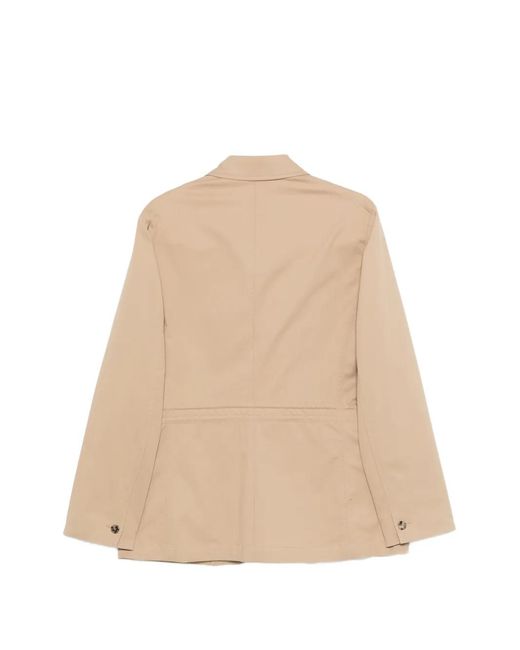 Paul Smith Natural Button-Fastening Chest-Pocket Jacket for men
