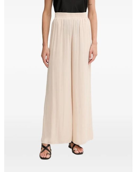 Morgan Natural Elasticated Palazzo Pants
