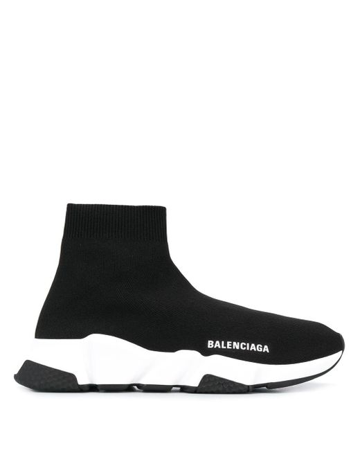 Speed Sneakers Balenciaga en coloris Noir | Lyst