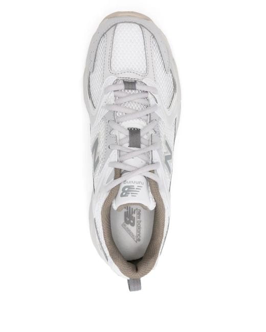 New Balance White 530 Sneakers