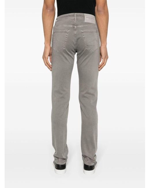 Jacob Cohen Nick Mid Waist Skinny Jeans in het Gray voor heren