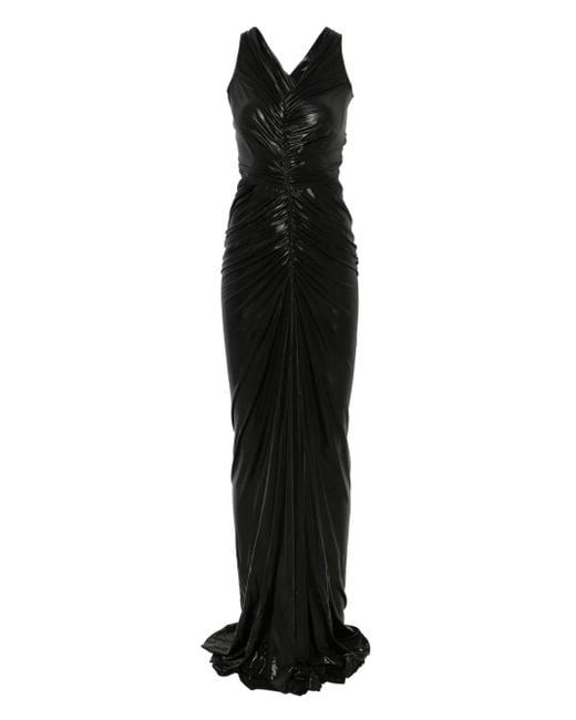 Rick Owens Black Poppy Maxi Dress