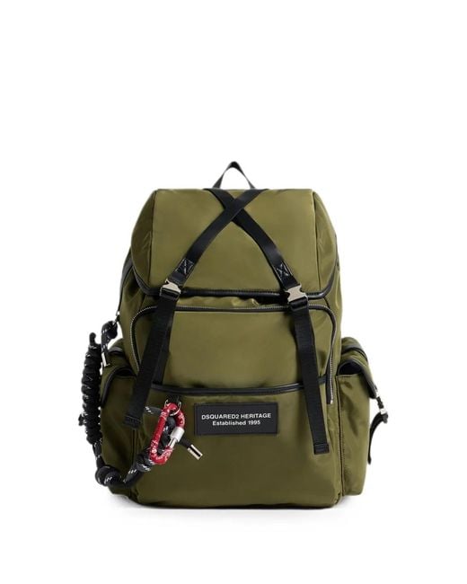 Zaino Heritage di DSquared² in Green da Uomo