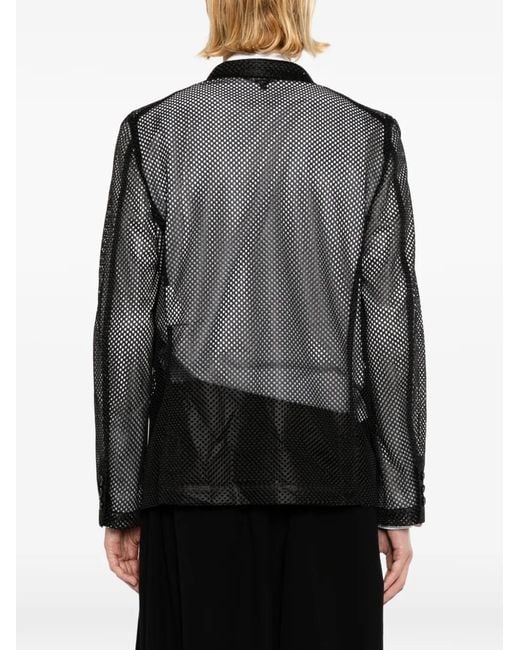 COMME DES GARÇON BLACK Mesh Blazer in het Black voor heren