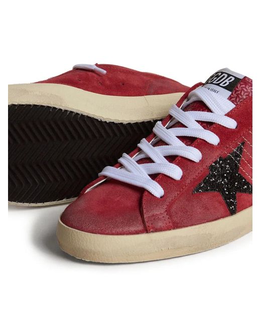 Golden Goose Deluxe Brand Red Super-Star Sneakers