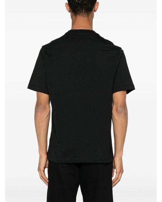 Amiri Black Logo-Print Cotton T-Shirt for men
