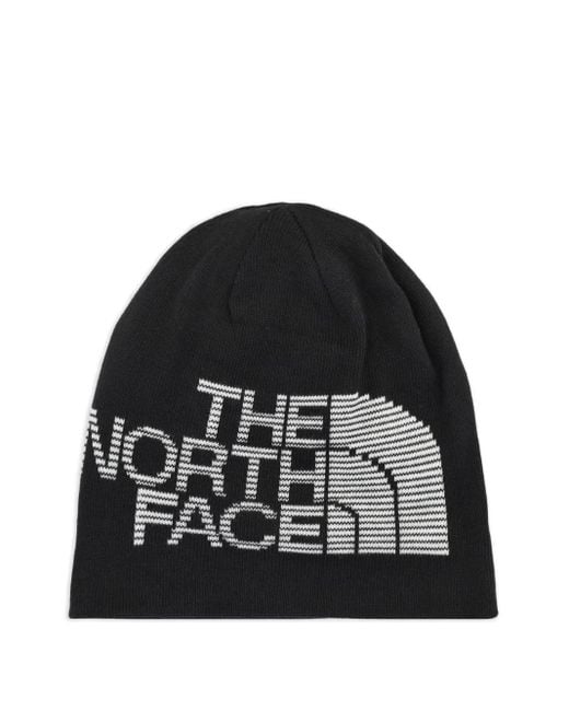 The North Face Black Camouflage Reversible Beanie
