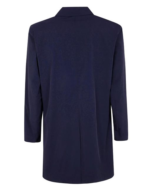 KIRED Blue Button-Up Coat for men