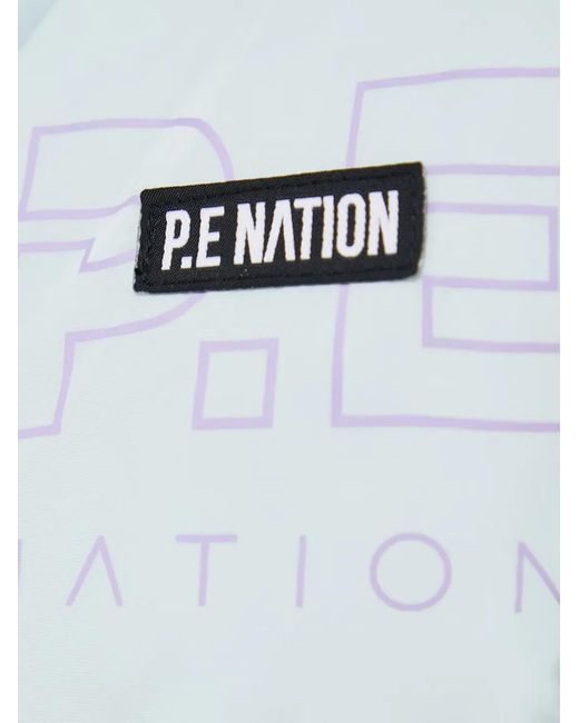 P.E Nation White Ramp Run Puffer Jacket