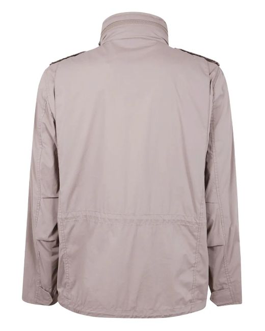 Aspesi Gray Mock Neck Jacket for men