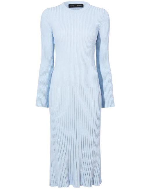 Proenza Schouler Blue Kenna Midi Dress