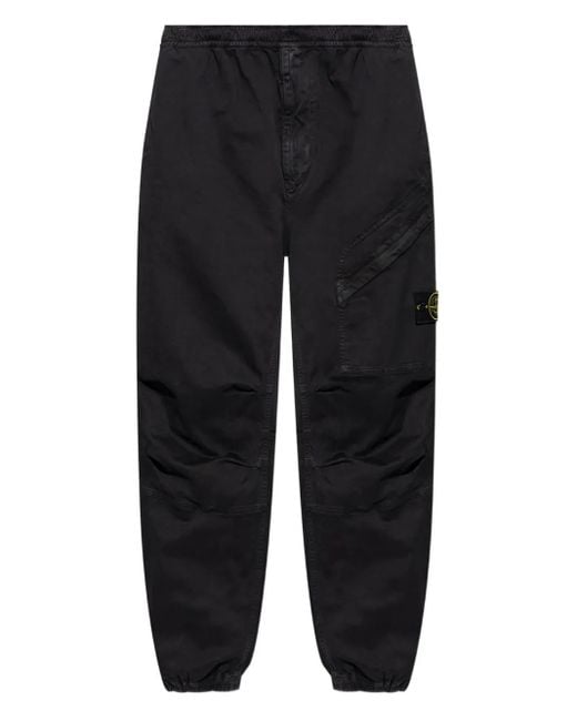 Stone Island Cargohose Mit Elastischem Bund in Black für Herren