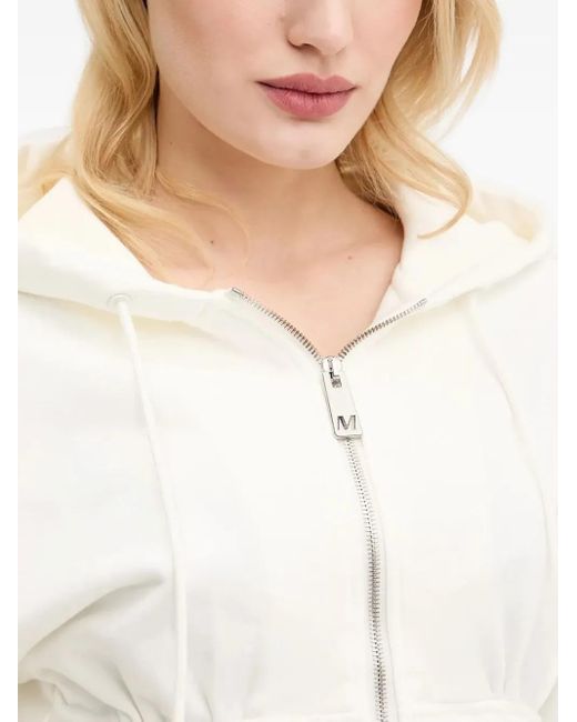 Miss Sixty Blue Cinched-Waist Hoodie