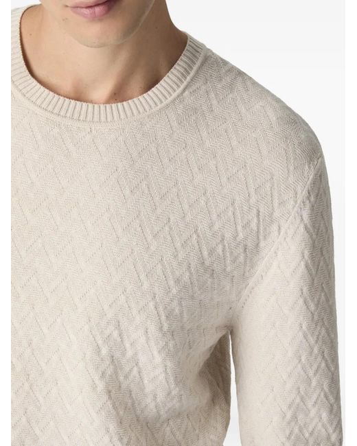 Pull Texturé À Col Rond Missoni pour homme en coloris White