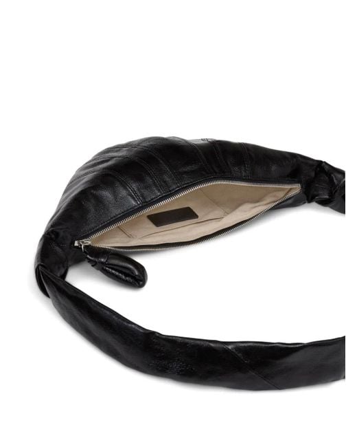 Lemaire Black Croissant Small Shoulder Bag